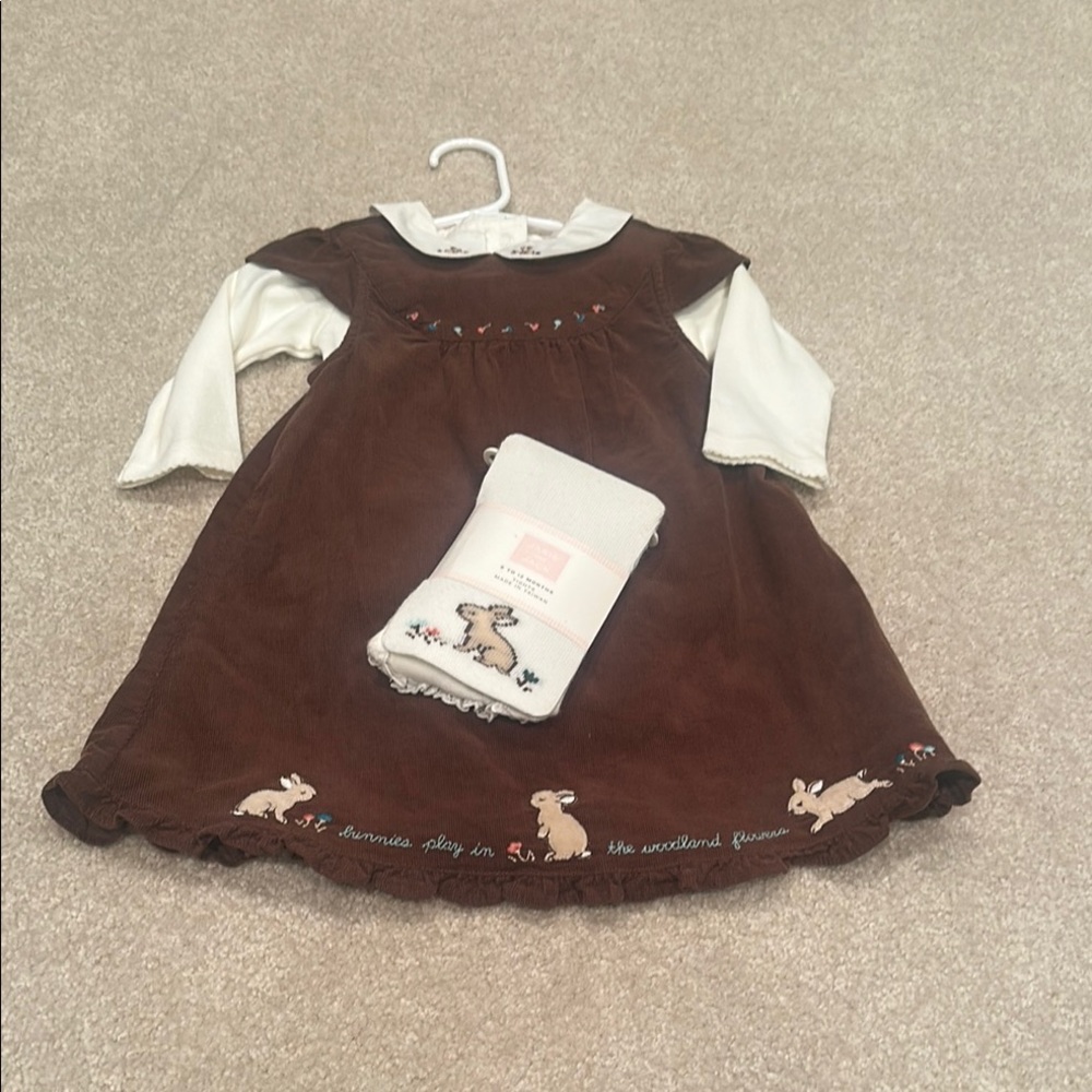 All brand new with tags 3 piece  outfit size 6-12 months by Janie and Jack